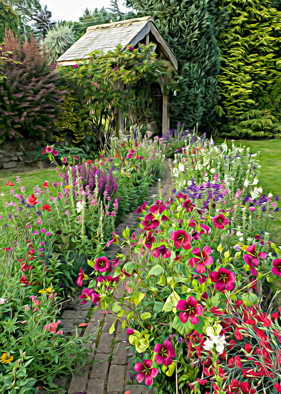 FX006 The Garden Path the garden path sat 15402