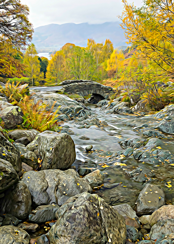 FX013 Autumn At Ashness ashness bridge sat 17461