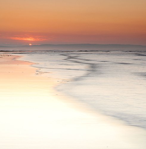 Sunset, Holy Island Beach