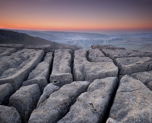 Winter Sunrise, Malham Cove