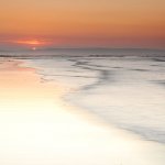 Sunset, Holy Island Beach